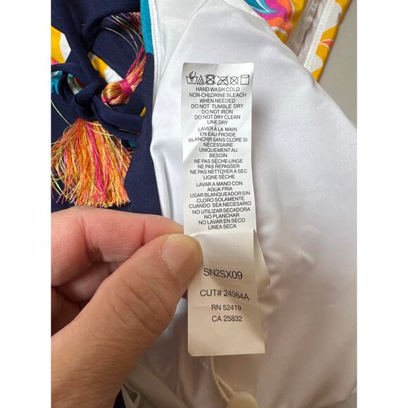 Sunshine 79 New Wave Plunging One Piece Swimsuit NWT SZ: 14 - Picture 6 of 12